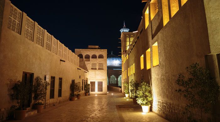 Dubai old town Al Fahidi Historical Neighbourhood
