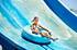 Girl on waterslide