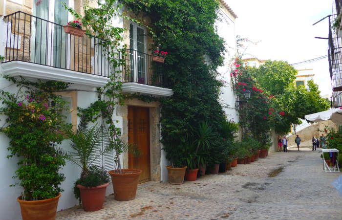 Ibiza Old Town street