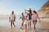 Family holiday, beach