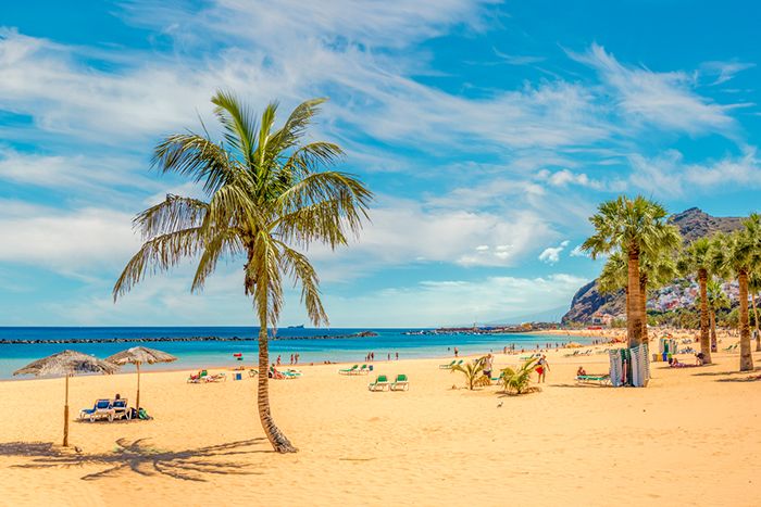 Playa de las Teresitas in Tenerife