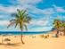 Teresitas beach in Tenerife on a bright, sunny day