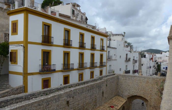 Ibiza Old Town buildings
