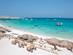 White sandy beach in Hurghada resort, Egypt