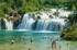 Swimming at Krka national park, Croatia
