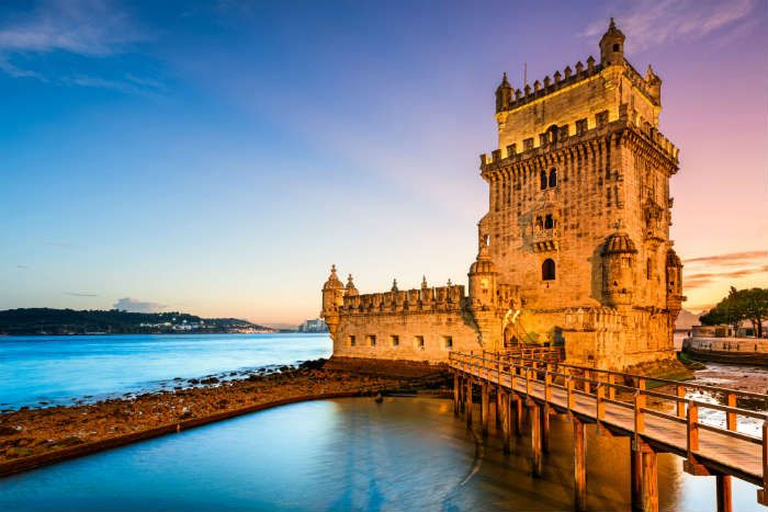 The Belem Tower in Lisbon