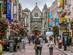 Shoppers on busy Grafton Street in Dublin, Ireland