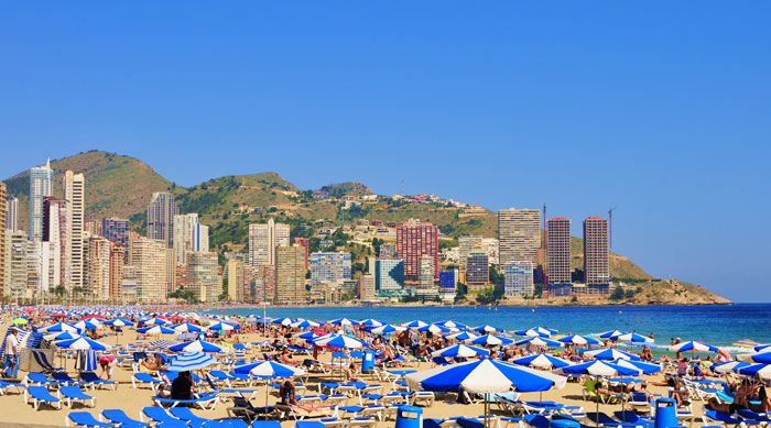 Beach in Benidorm