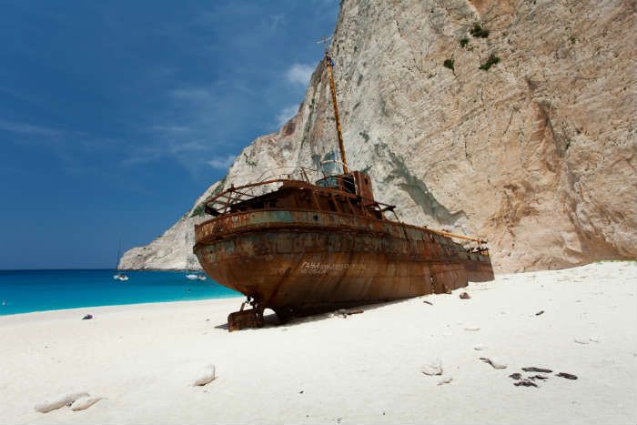Navagio Beach in Zante