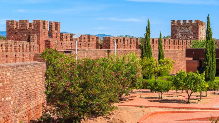 Silves castle in the Algarve