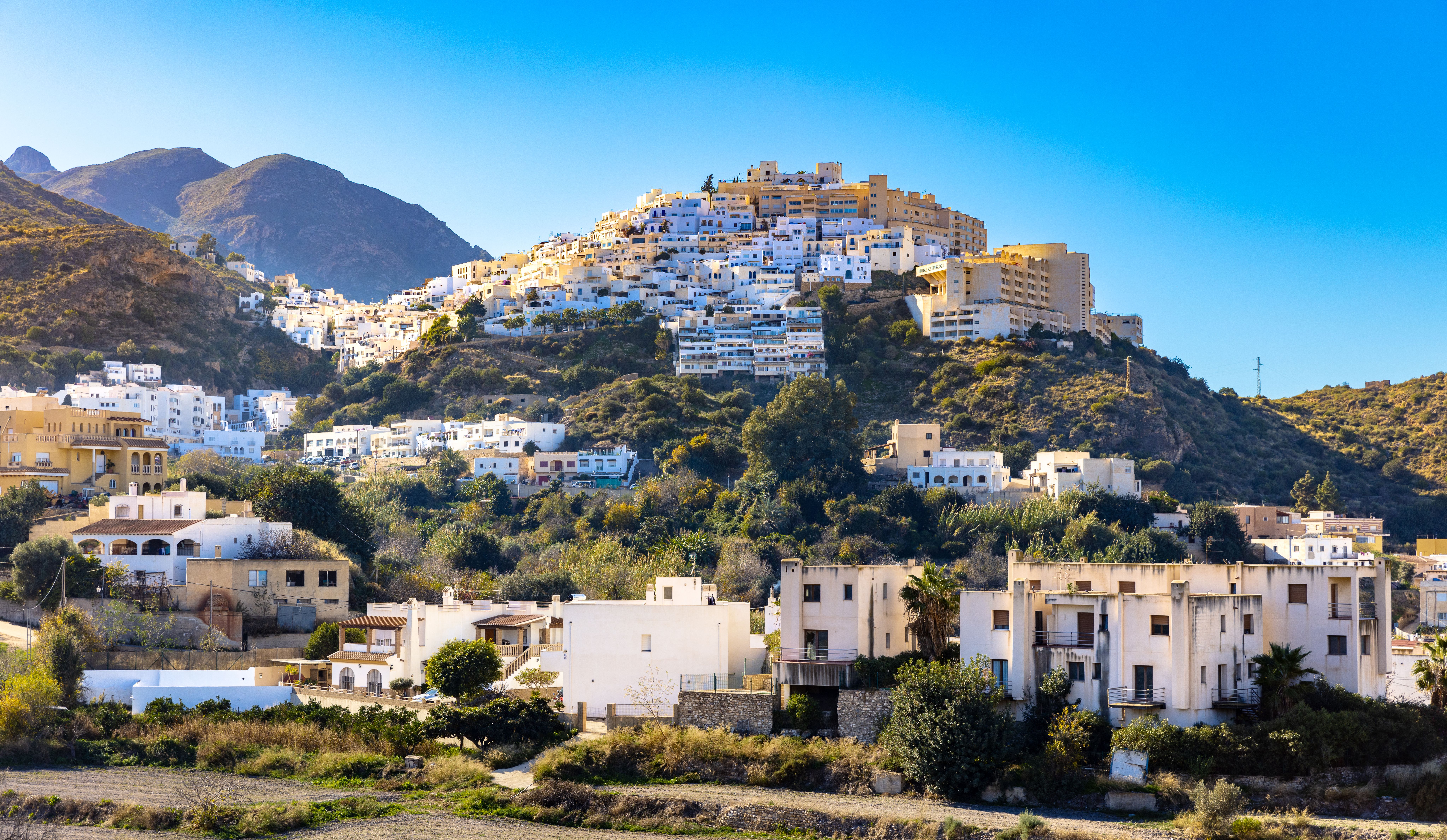 Mojacar village in the Costa de Almeria in Spain