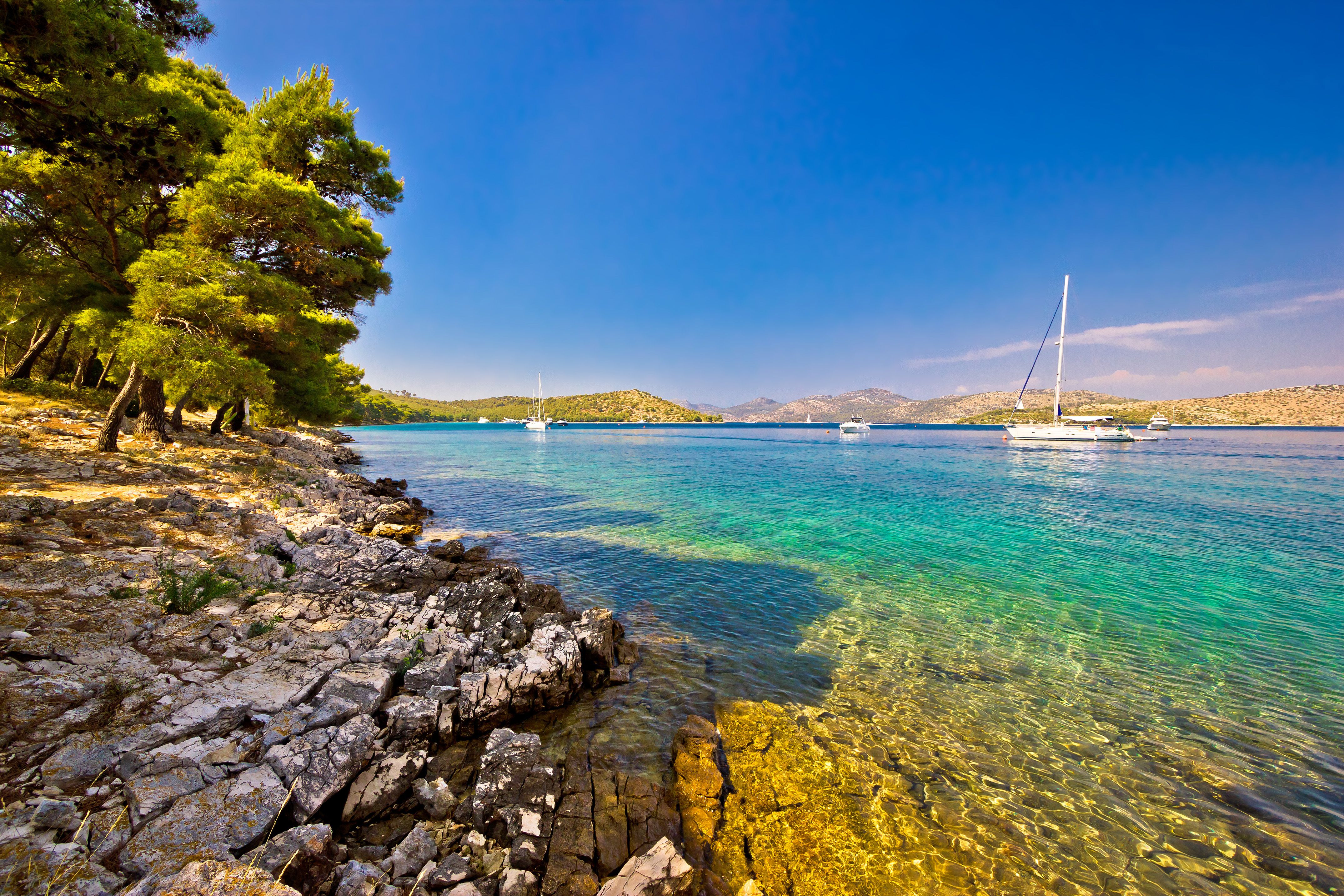 Telascica bay nature park on Dugi Otok island in Croatia