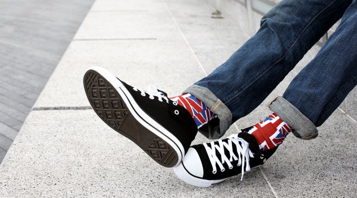 British flag socks