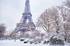 Snowy Paris