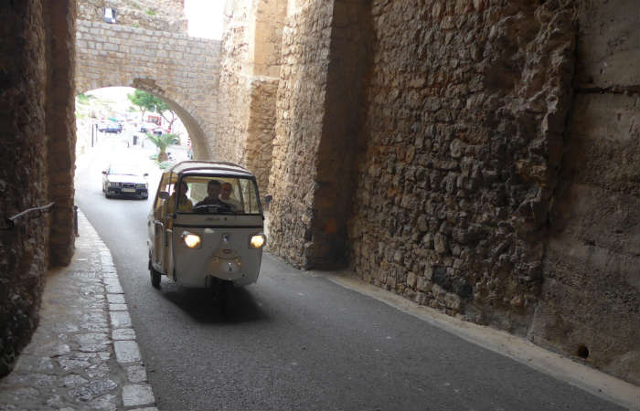 Rickshaw in Ibiza Old Town