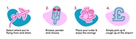 An infographic explaining how the World Duty Free Reserve and Collect service works
