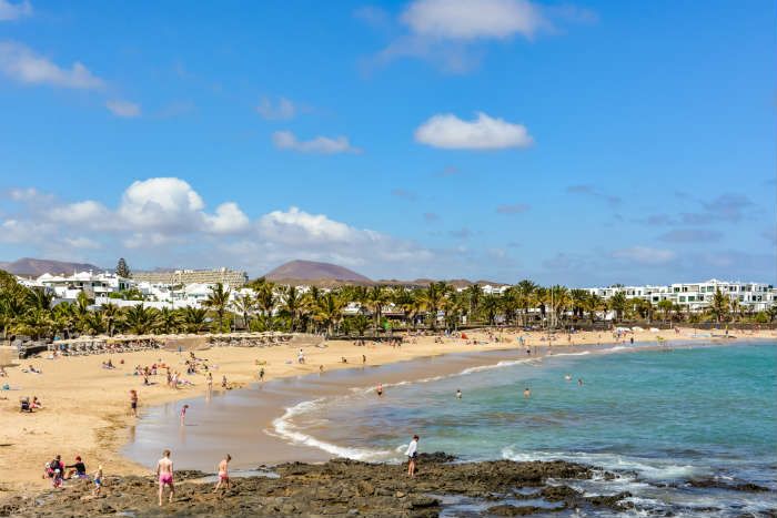 Beach in Costa Teguise, Lanzarote