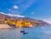 Waterfront and coastline with fishing boats at Funchal, Madeira