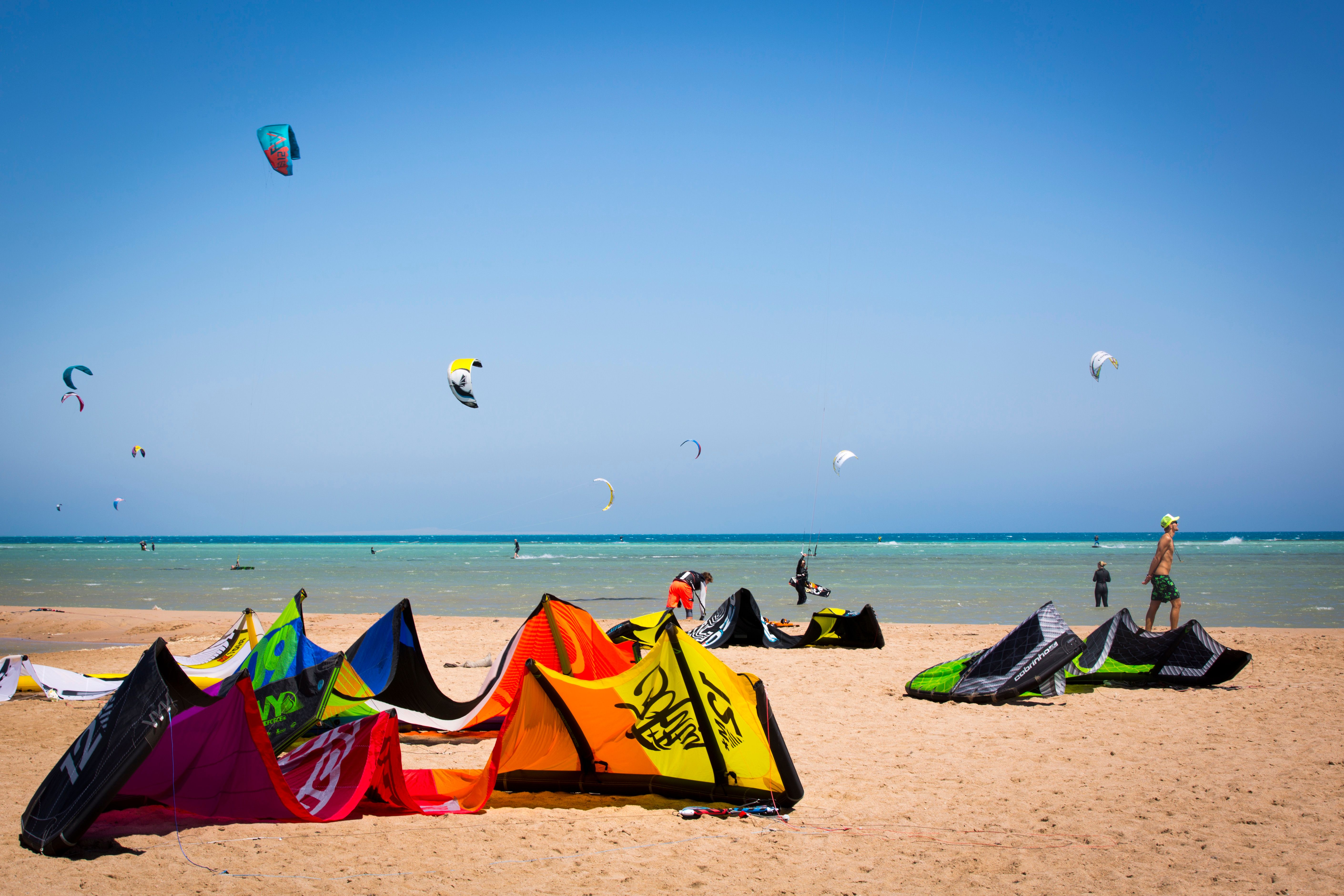 Kitesurfing in El Gouna, Egypt