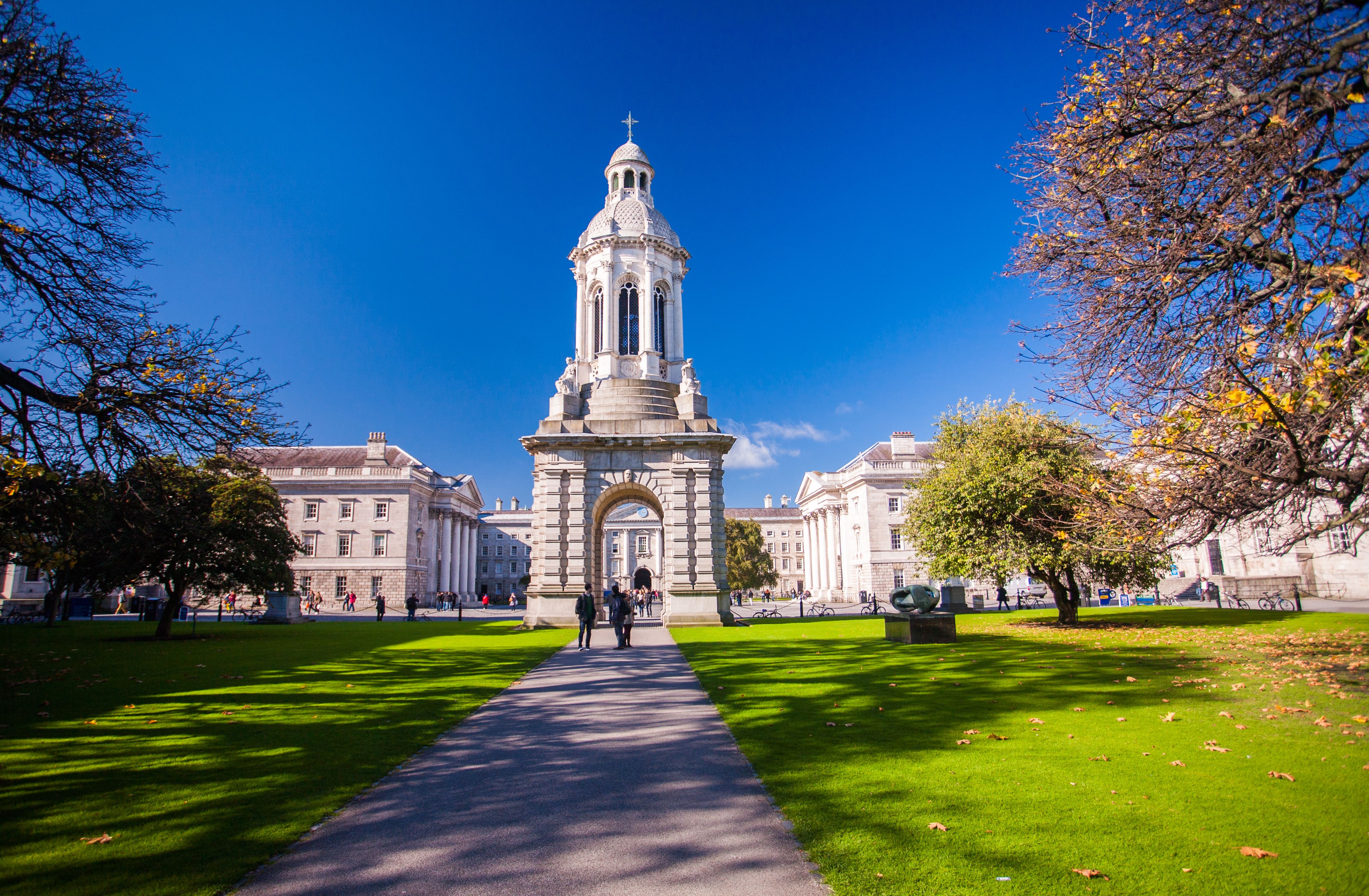 A view of Trinity College in Dublin, Ireland