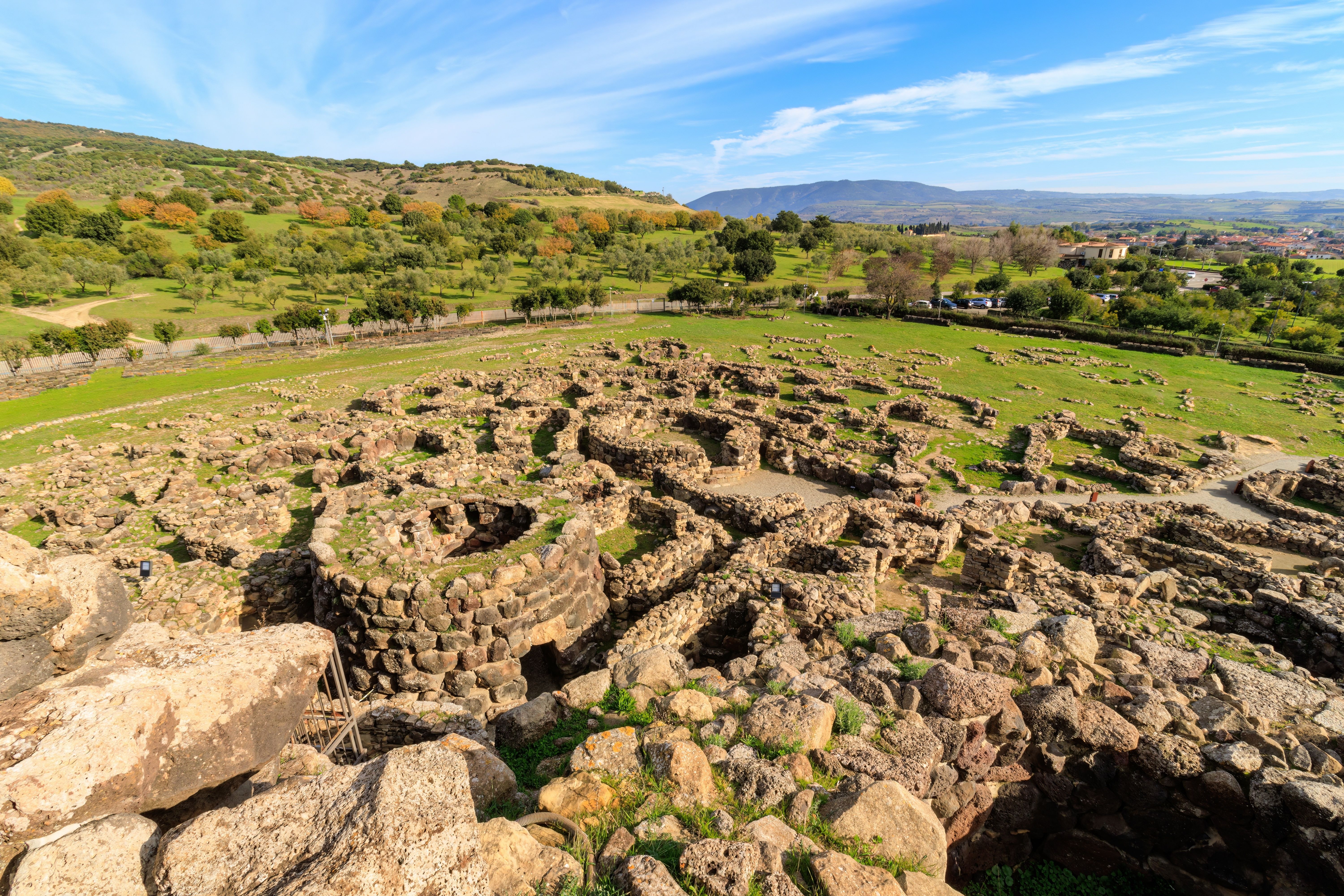 Su Nuraxi archaeological site in Barumini, Sardinia