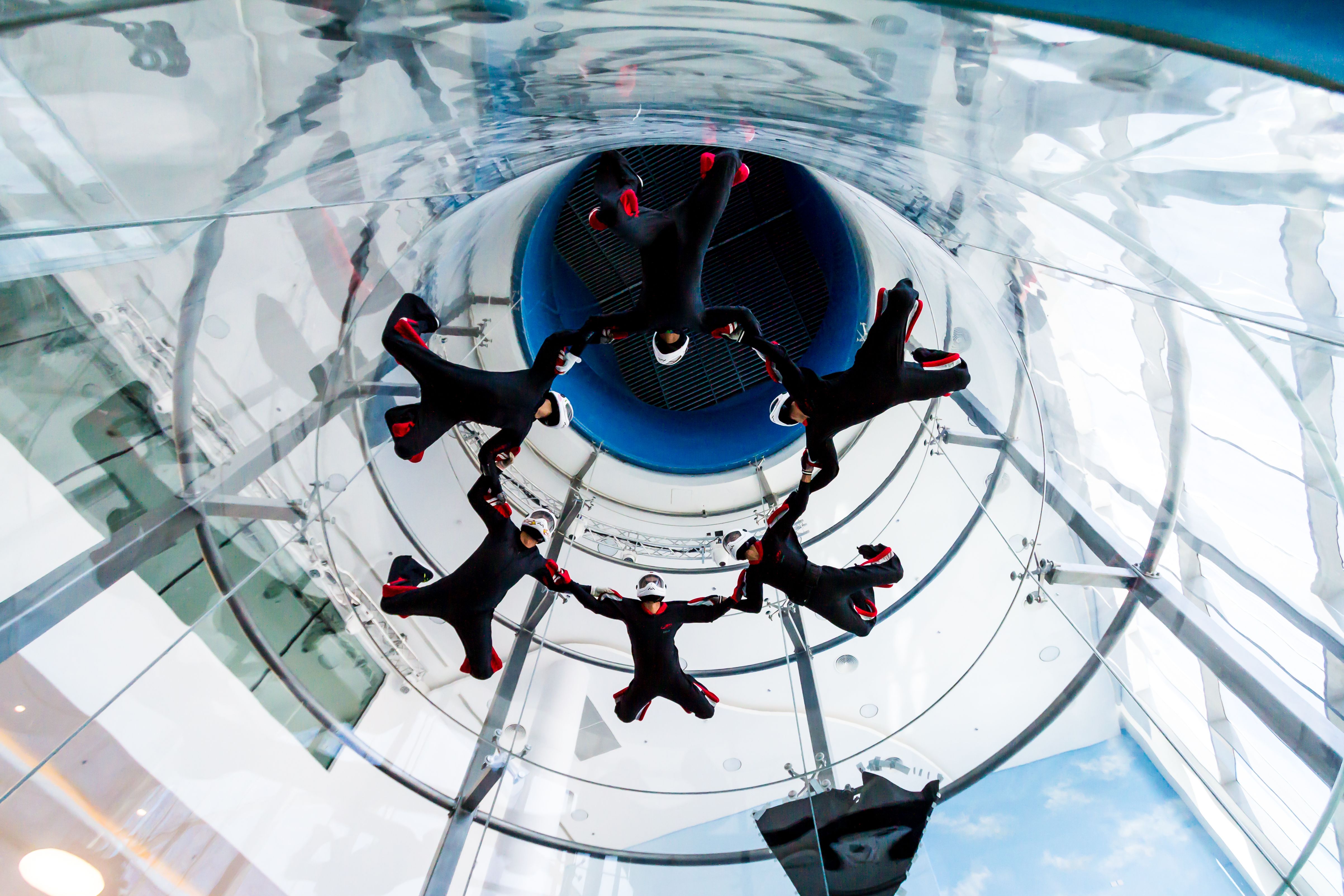 Bahrain indoor sky diving