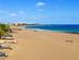 A view of Puerto del Carmen beach and resort in Lanzarote