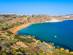Ramla bay beach on Gozo island, Malta