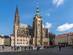 Prague Castle courtyard with St. Vitus Cathedral in Prague, Czech Republic