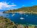 A view of boats moored off the coast of Port-Cros island - part of the Îles d'Hyères islands in France
