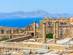 A view of the Acropolis ruins in Rhodes, Greece