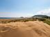 A view over sand dunes of Nangomi Beach (also called Golden Beach or Nankomi) along the Karpas Peninsula in Cyprus