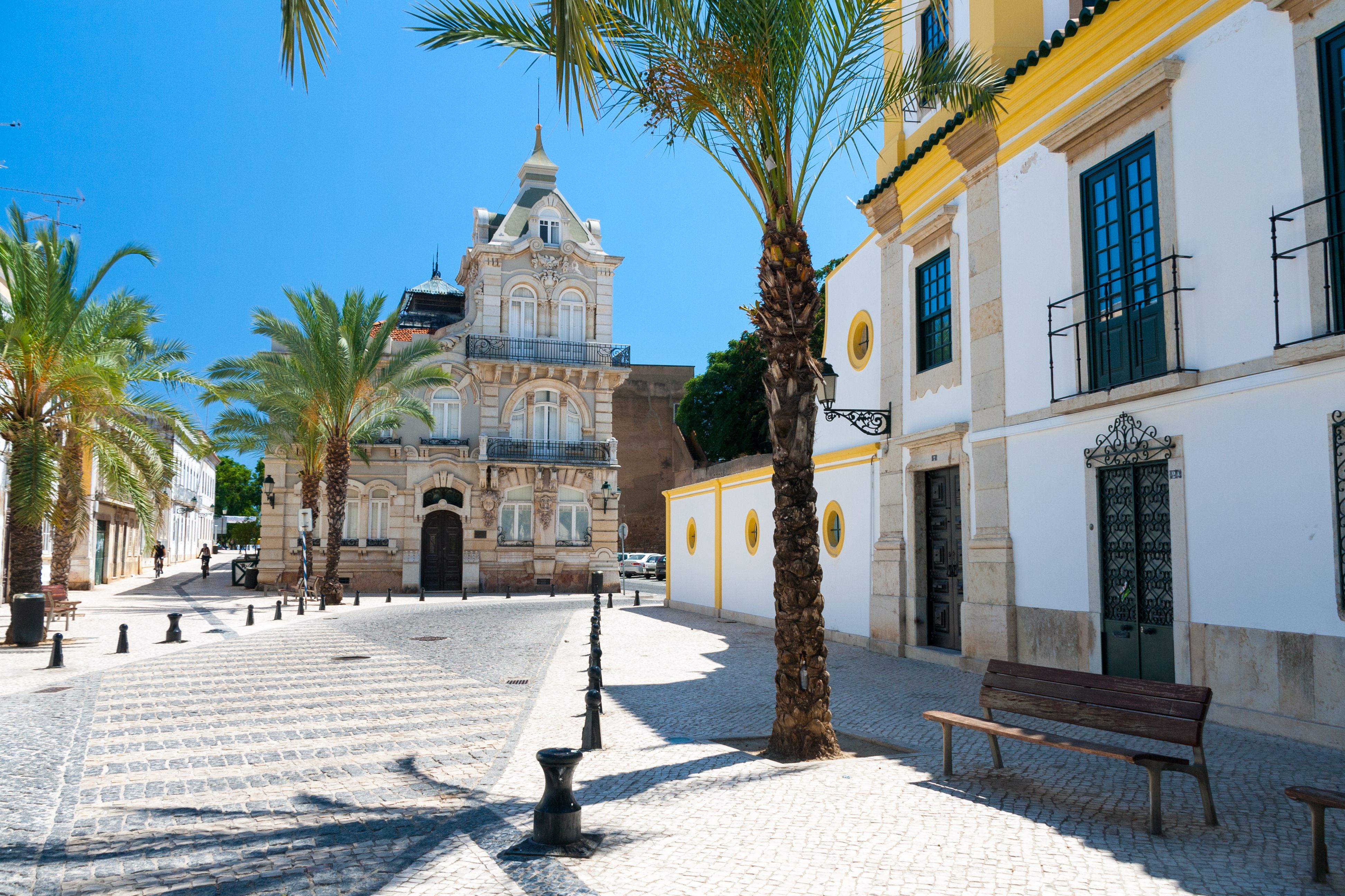 A street in Faro old town, Algarve