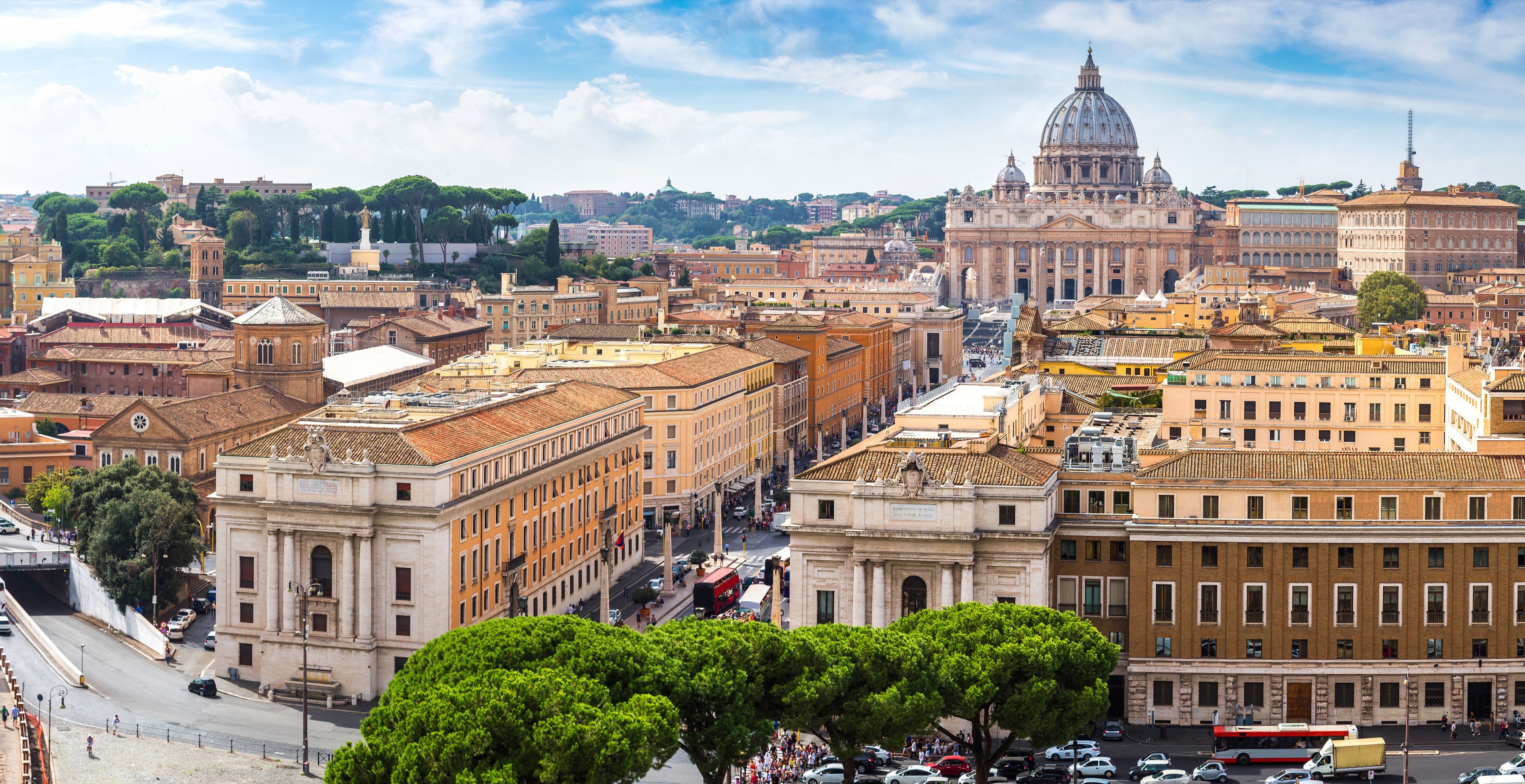 View of St Peter's Basilica, Vatican City