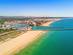 An aerial view of Vilamoura town and harbour in the Algarve, Portugal