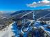 A view of mountains and ski slopes at the Port del Comte ski resort in the Pyrenees mountains in Catalonia, Spain