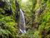 Waterfall of Los Tilos in the national park of La Palma, Canary Islands