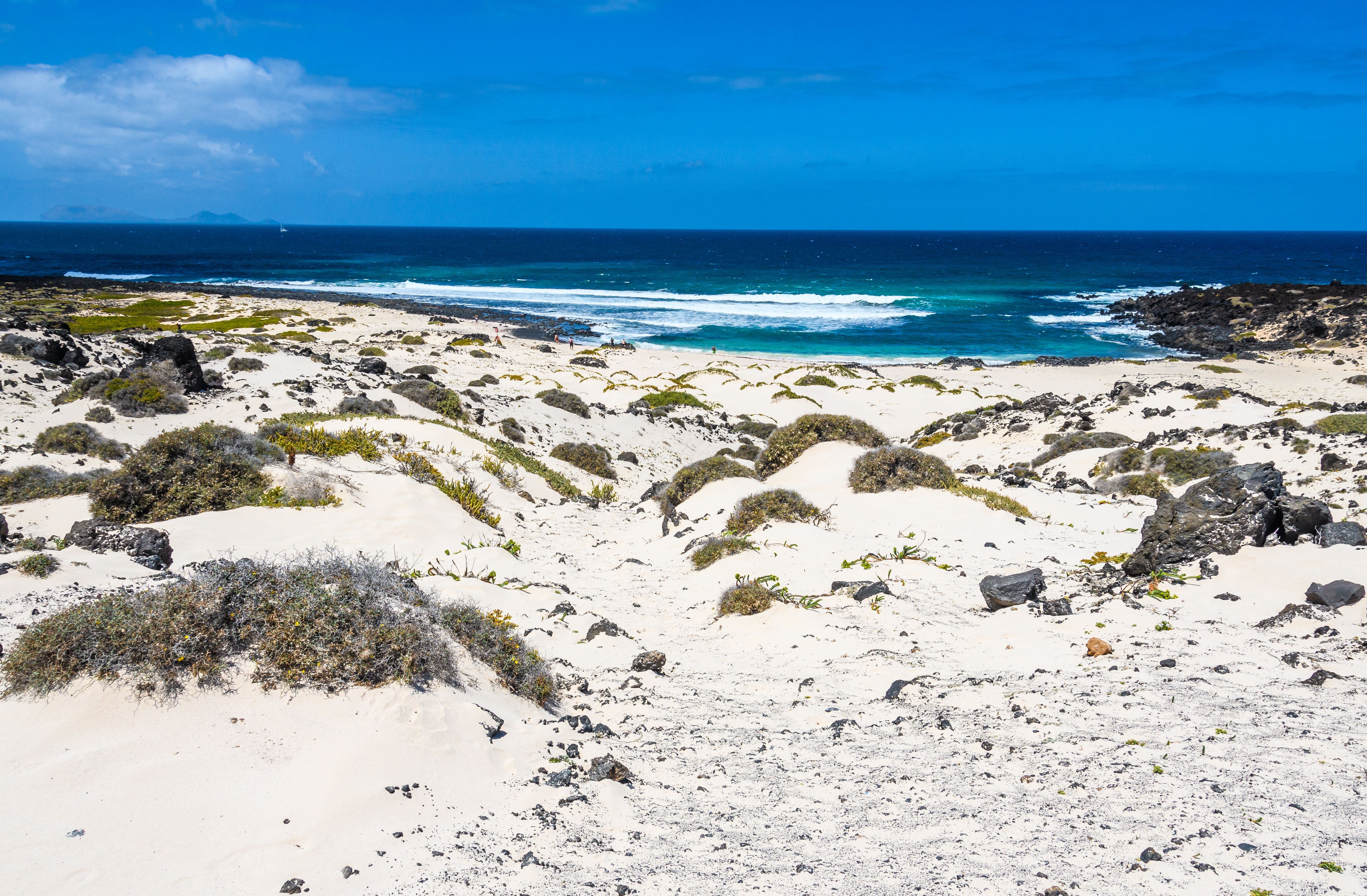 Caletón Blanco beach in Lanzarote