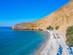 A view of Glyka Nera beach in Crete, Greece