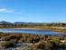 A view across Salinas salt flats in Ibiza