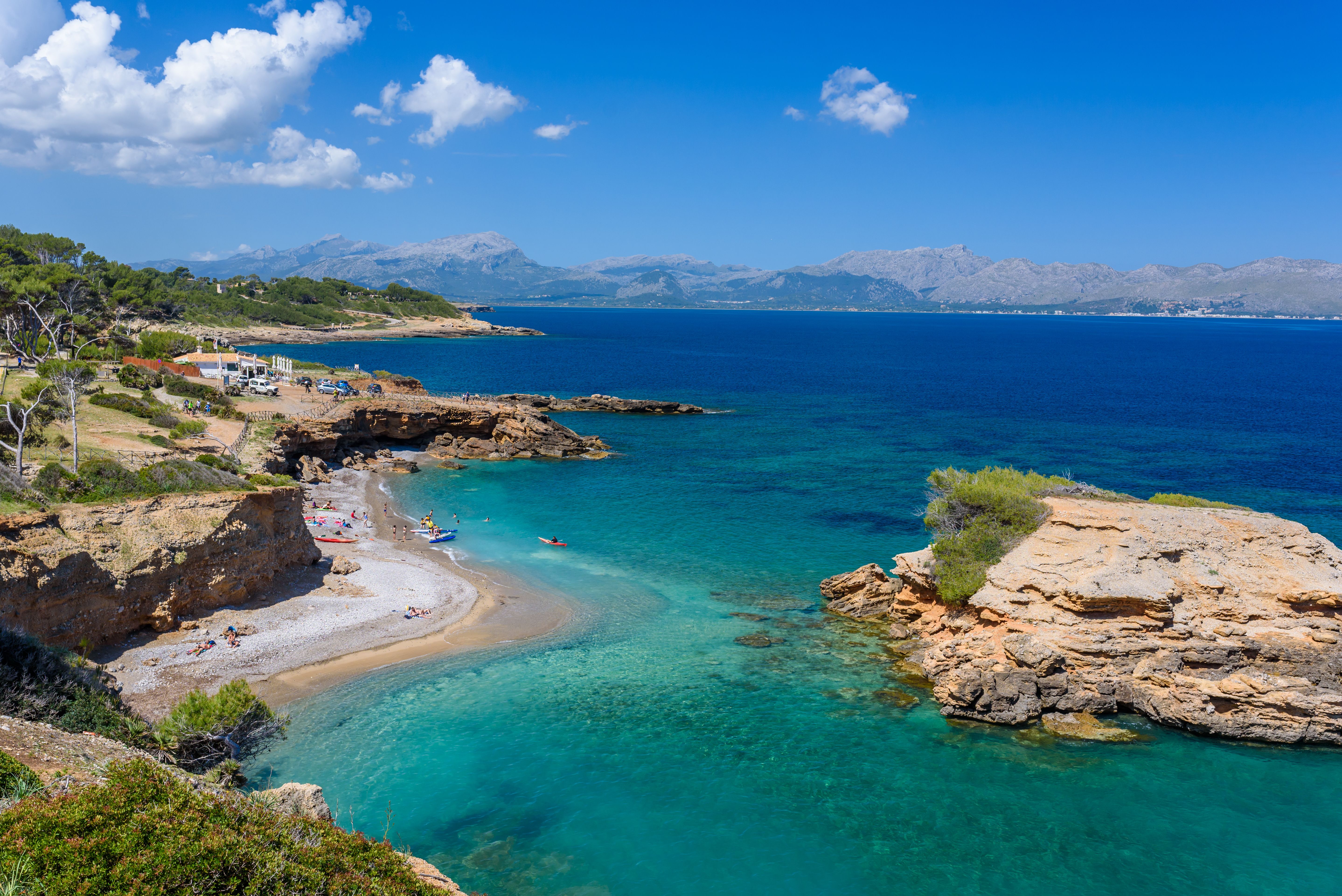 A view of Playa S'illot in the Majorcan resort of S'illot
