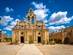 A view of the Arkadi Monastery in Crete, Greece