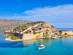 A view of Spinalonga Island in Crete, Greece