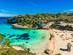 Beach, water and trees in Majorca