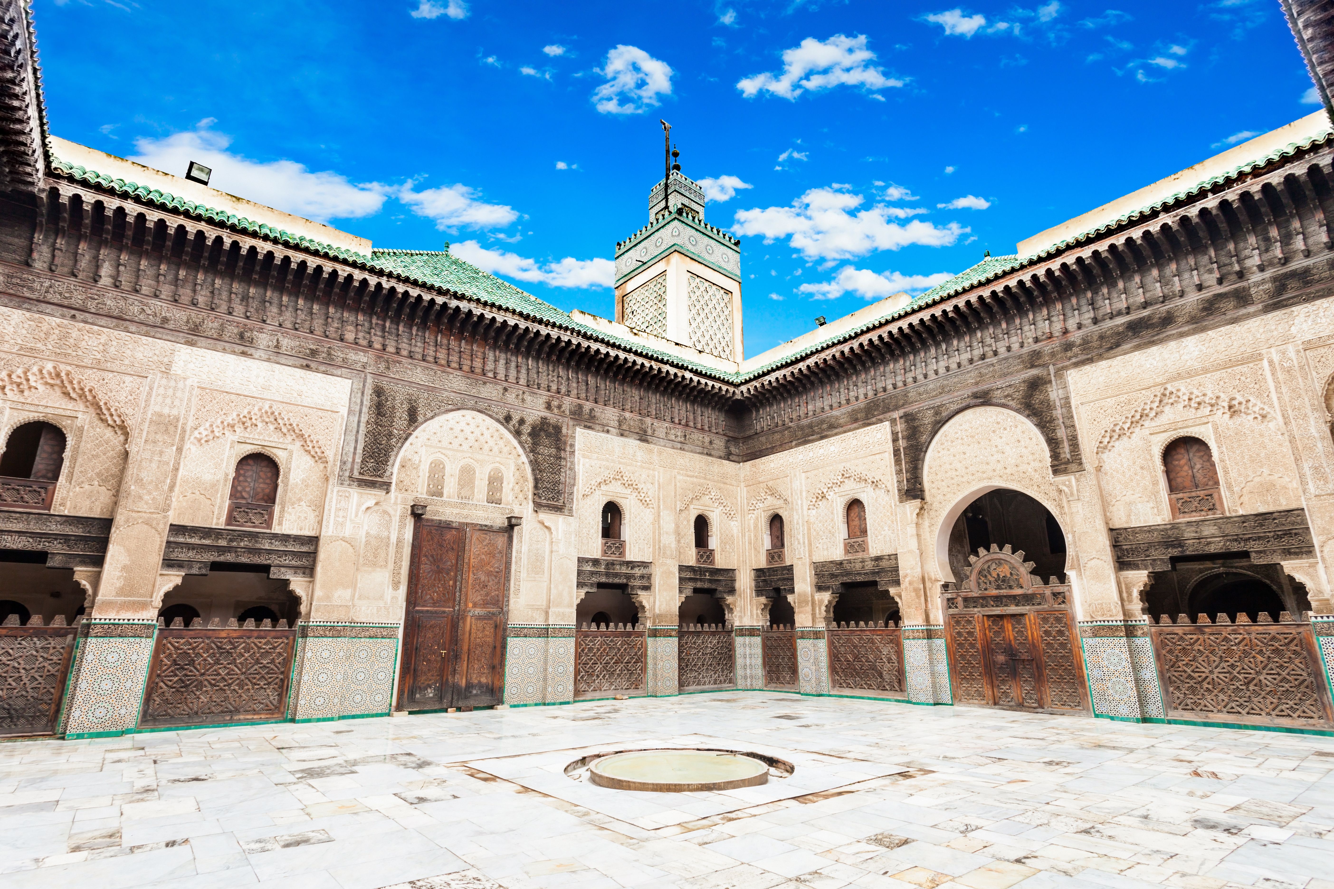 The Madrasa Bou Inania in Fez, Morocco
