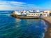 A view of the coastal village of El Cotillo in Fuerteventura