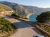 Road to Petani beach in Kefalonia, Greece