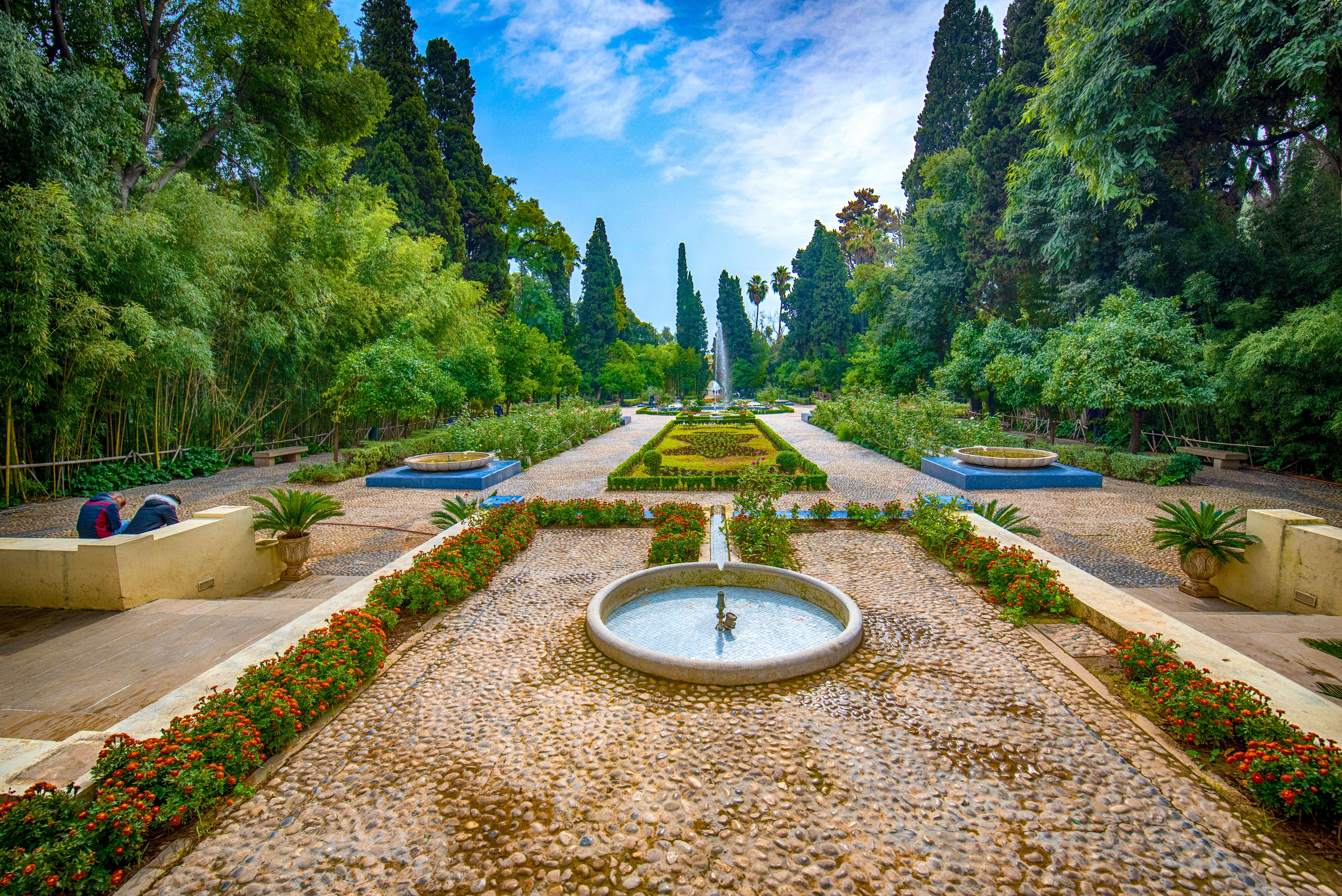 Jardin Jnan Sbil (Bou Jeloud Gardens) in Fez, Morocco