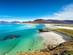 Beautiful sandy beach and clear turquoise sea at Seilebost on Isle of Harris, Scotland
