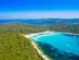 Aerial view of beautiful Sakarun Beach on Dugi Otok island, Croatia